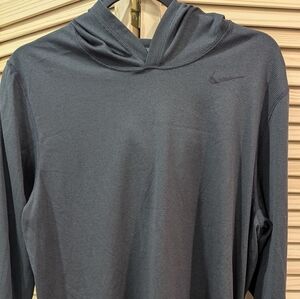 Nike Men's Charcoal Long Sleeve Tee